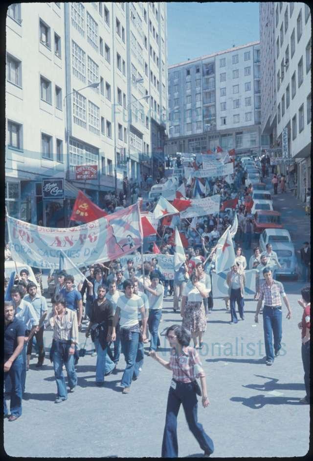 Manifestación do BN-PG do Día da Patria Galega de 1978 # 12