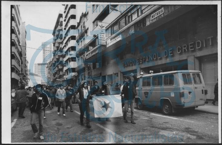 Mobilización estudantil de apoio ás tres folgas xerais de Galiza nese ano